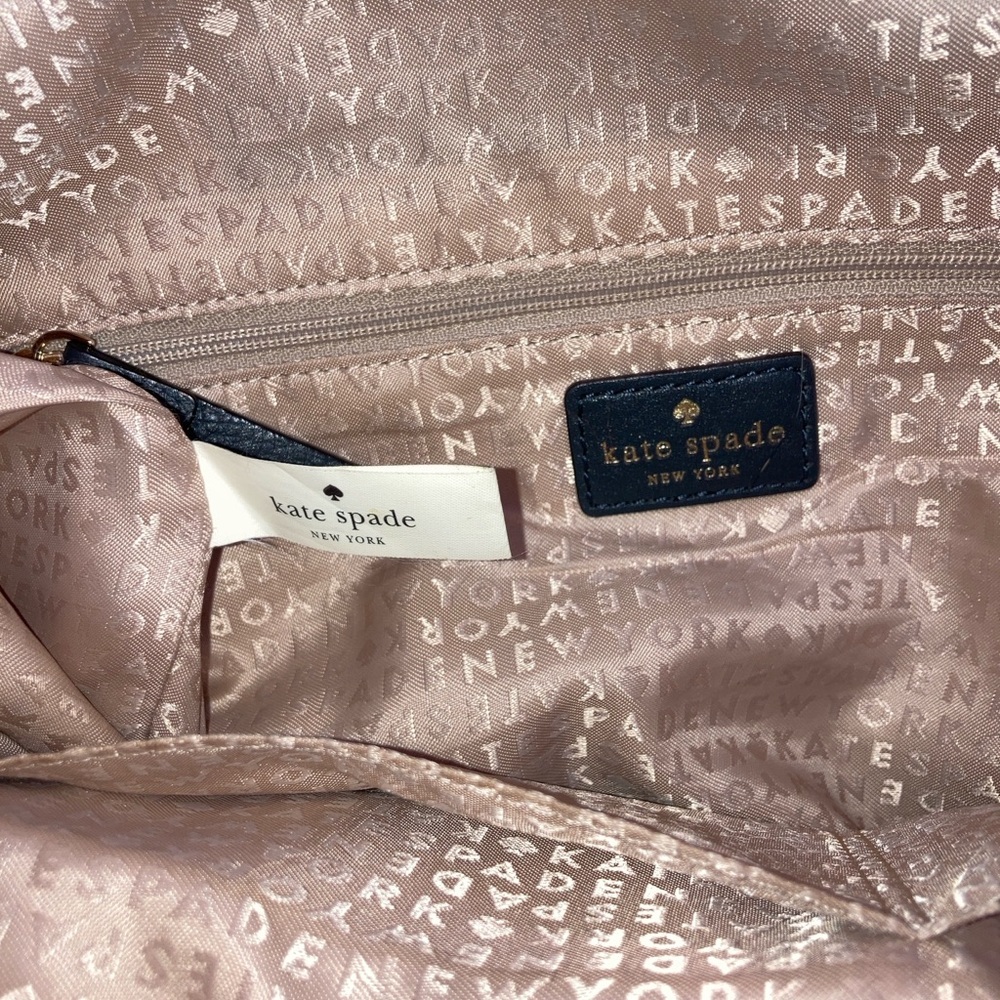 Kate Spade Fernrose Baxter Street Shoulder Tote Bag Purse in Asphalt EUC - Picture 11 of 11